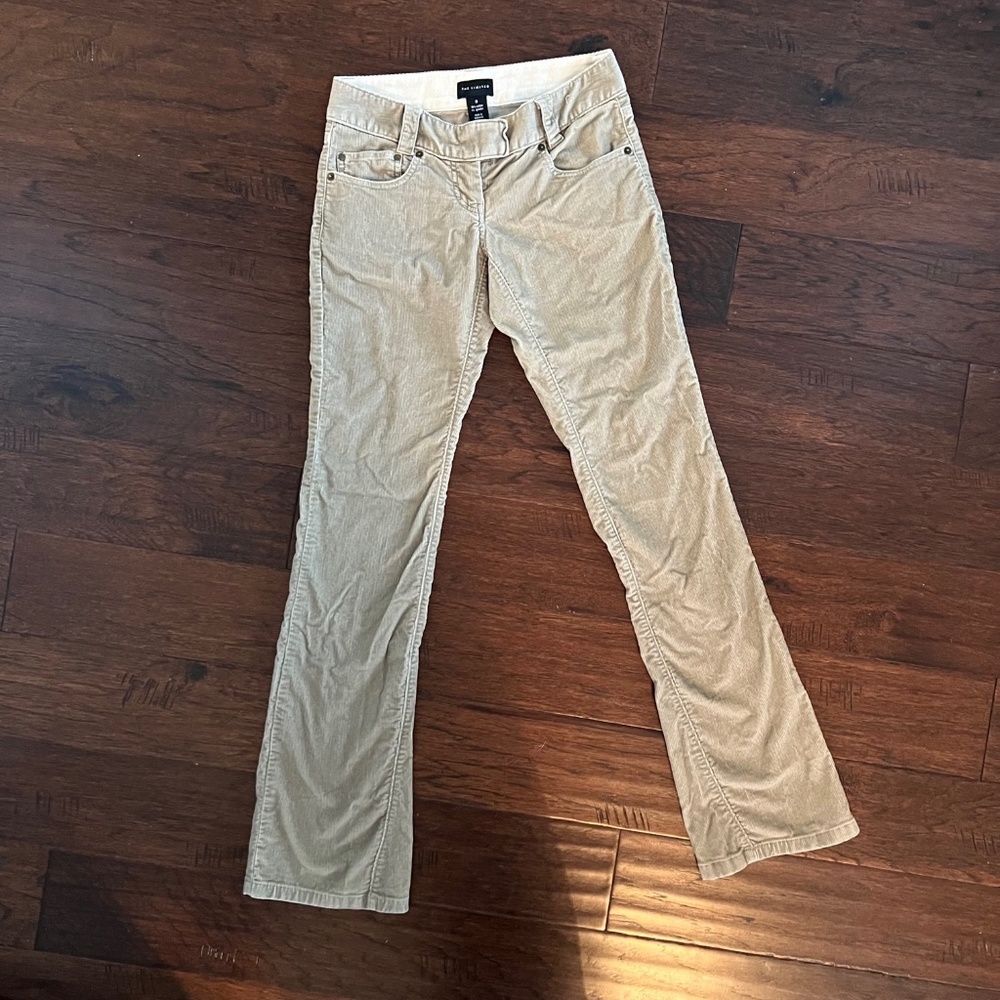 Limited Corduroy Tan Bootcut Pants Size 0